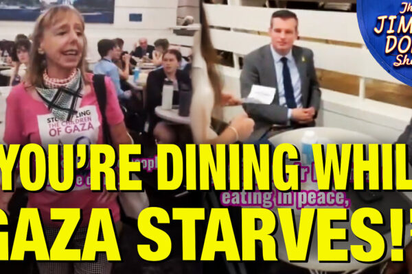 Code Pink SHAMES Capitol Hill Cafeteria Diners Over Gaza Starvation!